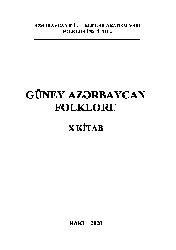 Güney Azerbaycan Folkloru-X Cild-Baki 2020-356s