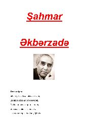 Şahmar Ekberzadeden Neçe şeir-21s
