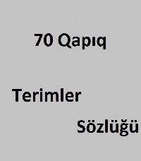 70 Qapiq Terimler Sözlüğü