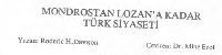 Mondrostan Lozana Qeder Türk Siyaseti-Roderic H.Davison-Mine Erol-1972-32s