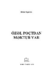 Özel Pochtdan Mektub Var-Zöhre Esgerova-Baki-2011-165s