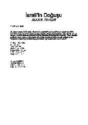 Israyilin Doğuşu-Alan R.Taylor-2000-81s