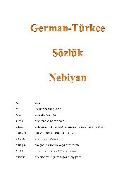 German-Türkce Sözlük-Nebiyan-275s