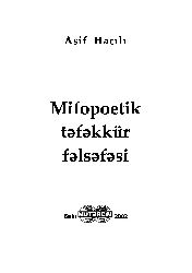 Mifopoetik Tefekkur Felsefesi-Asif Hacılı-2002-164