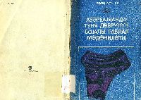 Azerbaycan Tünc Dövrünün Boyalı Qablar Medeniyeti – Veli əliyev - Kiril - Baki - 1977 - 165s