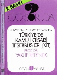 100 Soruda Türkiyede Qamu Iqtisadi Teşebbüsleri-Yequb Kepenek-1993-192s