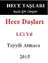1.Ci Yıl-Hece Daşları-Tayyib Atmaca 2015-267s