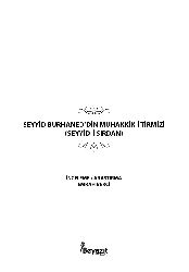 Seyyid Burhanetdin Muheqqiqi Tirmizi-Seyyidi Sirdan-Emrah Bekçi-2014-195s