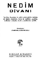 Nedim Divanı-Abdülbaqi Gölpınarlı-1951-493s