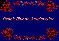 Özbek Dilinde Anıqlavçılar