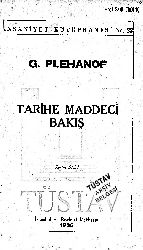 Tarixe Maddeçi Baxış (Aby)-G.V.Plexanov-1935-36s