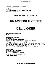 Qıramponlu Ceset-Celil Oker-1999-111s