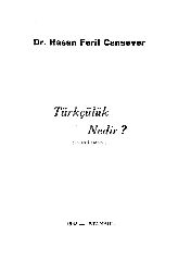 Hasan Ferid Cansever-Türkseverlik Nedir-1962-45s
