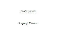 Sosyoloji Yazıları-Max Weber-Taka Varla-1993-188s