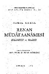 Renan Müdafaanamesi-Islamiyet Ve Maarif-Namiq Kemal-Yayınlayan-Fuad Köprülü-1962-80s
