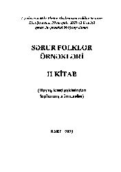 Şerur Folklor Örnekleri-II-Baki-Leman Vaqifqızı-Süleymanova-2023-304s