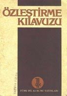Özleştirme Kılavuzu - Eşanlam Sözlük - TDK-1978 – 78 S