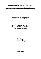 Sefername-Süleymanxan Dergah-Farscadan Çeviren-Şemsi Penahoğlu-Baki-2014-136s