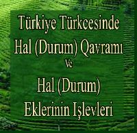 Türkiye Türkcesinde Hal (Durum) Qavramı Ve Hal (Durum) Eklerinin Işlevleri Uğur Hakan