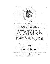 Açıqlamalı Atatürk Qaynaqcası 2-Türker Acaroğlu 280s