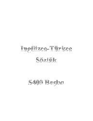 Ingilizce-Türkce Sözlük-5400 Başlıq-211s