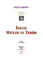 İsrayil Mitler Ve Teror-Roger Garaudy-Cemal Aydın-1996-145s