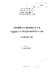 Ahmed Avnı Konukun Vehdeti Vicud Müdafiesi-Bayram Qusursuz-2003-307s