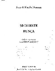 50 Dersde Rusca Kitabı-Ataol Behramoğlu-istanbul-1977-425s
