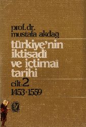 Türkiyenin Iqtisadi Ve Içtimai Tarixi-2-1459-1559-Mustafa Akdağ-1979-502s