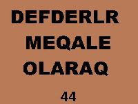 Defderler-Meqale Olaraq-44-203s