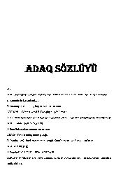 Adaq Sözlüyü-533s