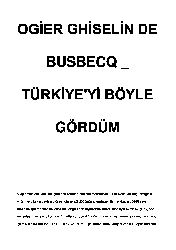 Türkiyeyi Böyle Gördum-Ogier Chiselin De Busbecq-2002-140s