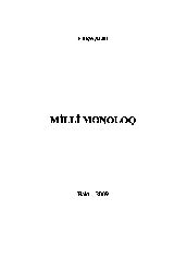 Milli Monolog-Elca Atalı-2009-105s