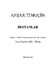 Destanlar-Efşar Timuçin-166s