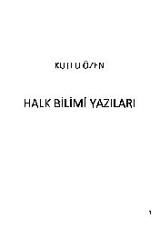 Xalq Bilimi Yazıları-Qutlu Özen-1997-937s