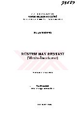 Rüstem Xan Destanı (Metin-İnceleme)-Huseyin Baydemir-1998-367s