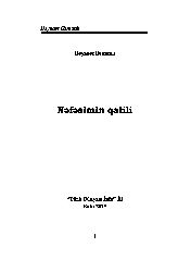 Nefesimin Qatili-Deyanet Osmanlı-Baki-2015-200s