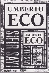Sıfır Sayı-Umberto Eco-Eren Yucesan Cendey-2015-180s