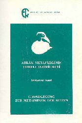 Axlaq Metafizikinin Temellendirilmesi-immanuel Kant-Ankara-2002-188