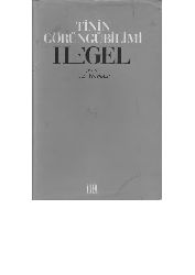 Tinin Görüngübilimi-Hegel-Çev-Eziz Yardımlı-1986-493s