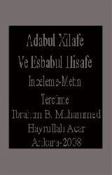 Adabul Xilafe Ve Esbabul Hisafe -Inceleme-Metin-Tercüme