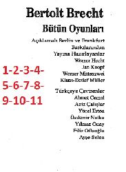 Bertolt Brecht-1-2-3-4-5-6-7-8-9-10-11-Bütün Oyunları-1991-4250s