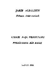 Sednik Paşa Pirsultanlı Poeziyasına Bir Baxish-Şakir Albalıyev-Gence-2011-80s