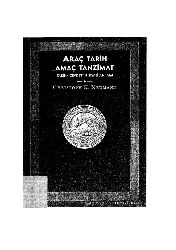 Arac Tarix-Amac Tanzimat-Tarixi Cevdetin Siyasi Anlamı-Christoph Neumann-Çev-Meltem Aruri-2000-263s