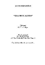 Qelem Ve Qavqa-Ali Yıldırımoğlu-Çev-Ali Ekber Aliyev-319s
