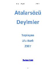 Atalarsözü-Deyimler-Toplayan-Ulu Barlı-Latin-Tebriz-2007-383s