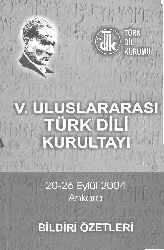 V.Uluslararası Türk Dili Qurultayı-Ankara-2004-176s