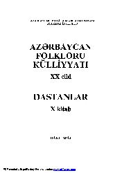 Azerbaycan Folkloru Kulliyyatı-Esli Kerem-Ustadname-10-Destanlar-Baki-2010-403s