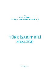 Türk Işaret Dili Sözlüğü-2015-90s