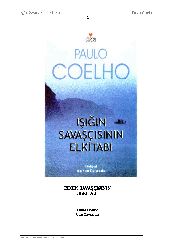 Işığın Savaşçısınn El Kitabı Paulo Coelho-Ilknur Özdemir-1996-48s
